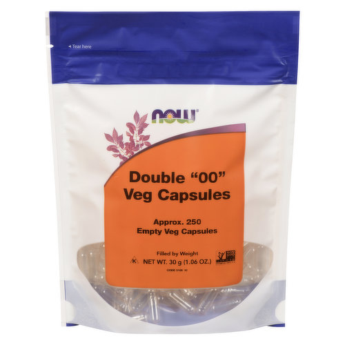 NOW - Double "00" Veg Capsules