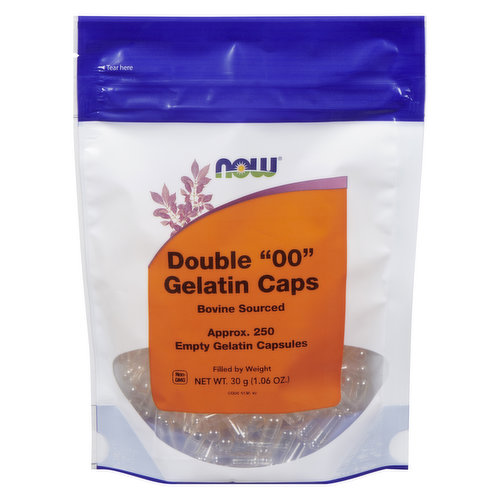 NOW - Double "00" Gelatin Capsules