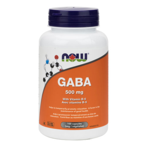 NOW - GABA 500mg with B6+