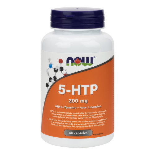 NOW - 5-HTP 200 mg with L-Tyrosine