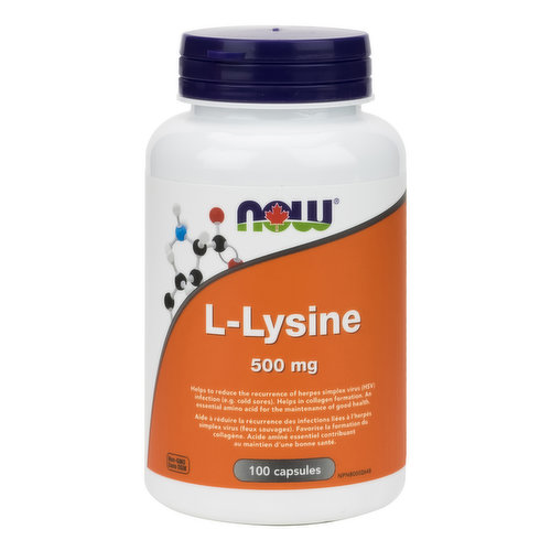 NOW - L-Lysine 500 mg