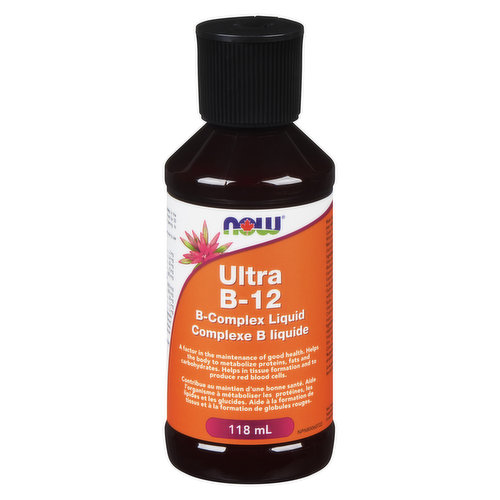 NOW - Ultra B-12 B-Complex Liquid