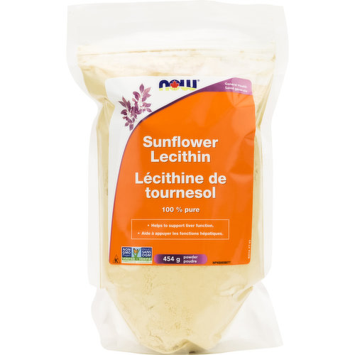 NOW - Sunflower Lecithin Powder
