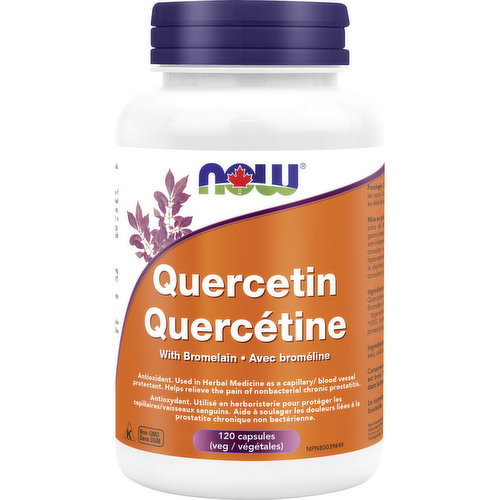 NOW - Quercetin with Bromelain