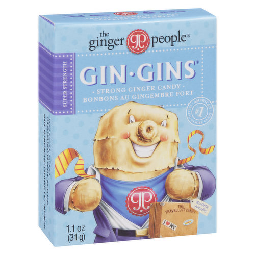 The Ginger People - Gin Gins Super Strength Ginger Candy