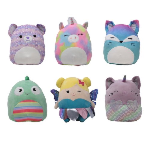 Available while quantities last, Please specify Squishmallow preference in notes- In order of image, left to right: Michaela, Phoenix, Vicky, Kent, Maxine or Gracie.