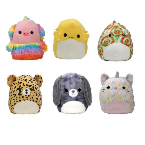 Available while quantities last, Please specify Squishmallow preference in notes- In order of image, left to right: Elda, Treyton, Winifred, Lexie, Gustavus or Soraya.