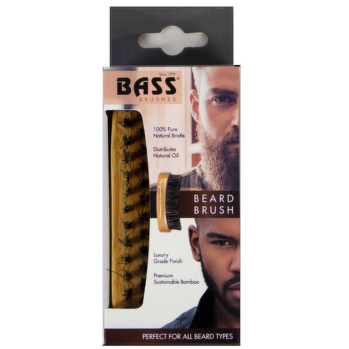 Bass - Beard Brush Pure Bristle