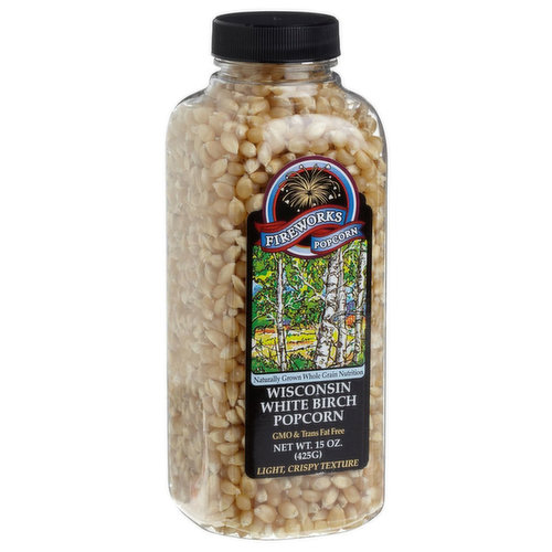 Non gmo and gluten free tender, natural heirloom varieties of popcorn with smooth, mild flavour that pops into golden gems with a chewy texture.