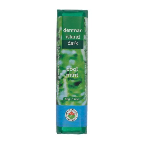 Denman Island - Dark Chocolate Bar Cool Mint