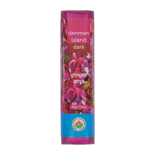 Denman Island - Dark Chocolate Bar Gingerama