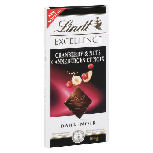 Lindt - Excellence Cranberry & Nut - Save-On-Foods