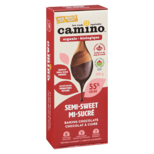 Camino - Baking Chocolate 56% Cacao Semi-Sweet