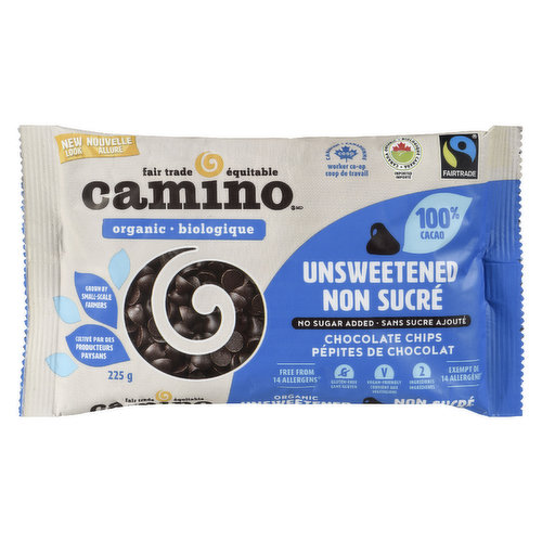 Camino - Unsweetened Chocolate Chips