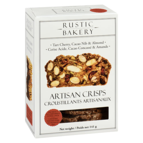 Rustic Bakery - Artisan Crisps - Tart Cherry, Cacao Nib, & Almond