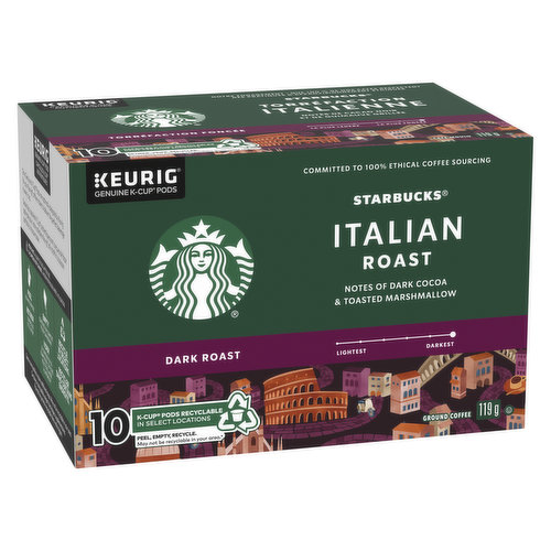 Expertly crafted to bring out sweetness and intensity. It showcases the precision and skill of our roasters, who created a coffee that's slightly darker than our Espresso Roast without the smoky edge of French Roast. Designed for use with the Keurig Single Cup Brewing System to provide a premium brewed coffee experience in less than a minute
