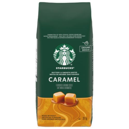 Caramel adds just the right touch of buttery richness to every cup. Our blend of caramel flavor with a medium-roasted coffee creates moments to savor from the brewing aroma to the very last sip.