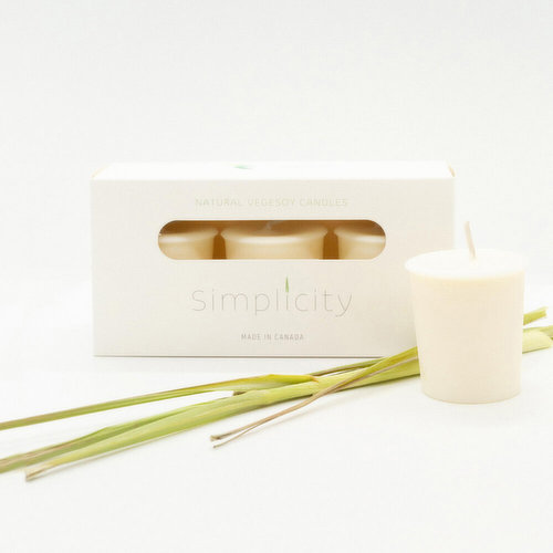 Simplicity Candles - Votive Lemongrass