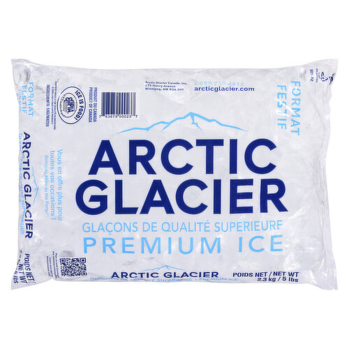 crushed ice : Arctic Glacier