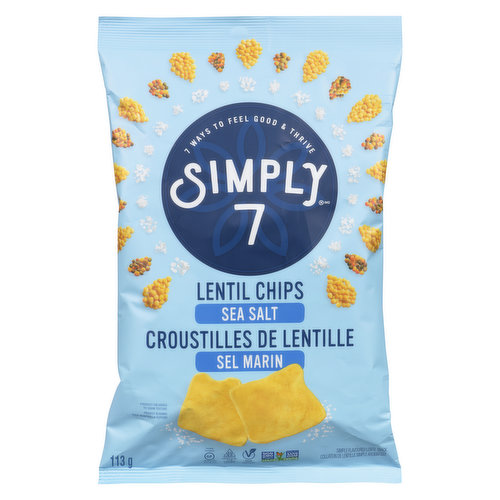 Simply 7 - Lentil Chips - Sea Salt