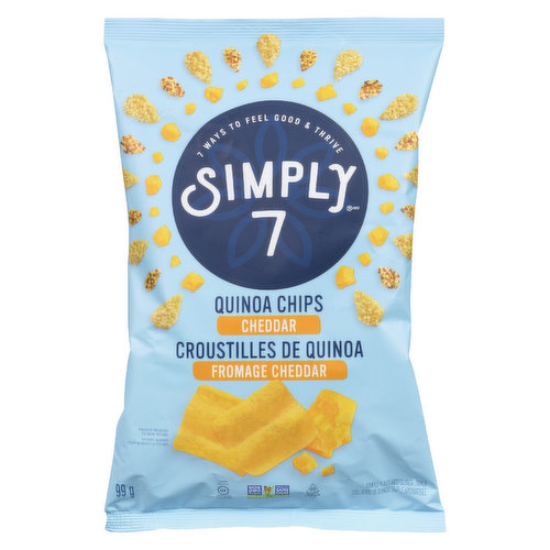 Simply 7 - Quinoa Chips Cheddar