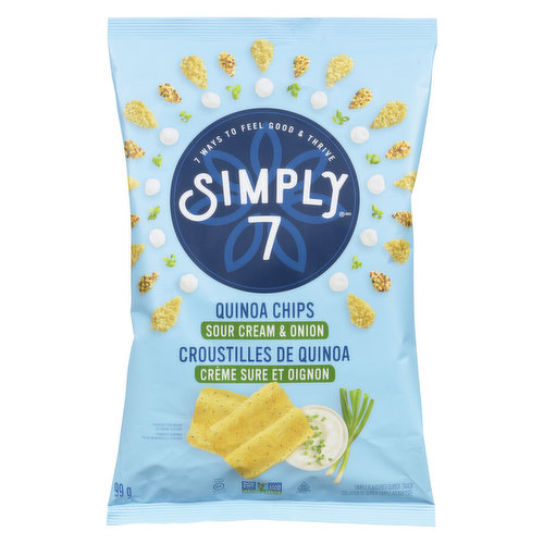 Simpy 7 - Quinoa Chips -Sour Cream & Onion
