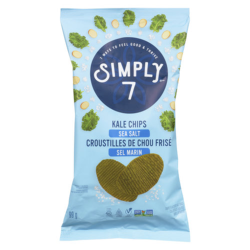 With just a pinch of sea salt, this kale chip is perfect for pairing with your favorite dips. With nearly 80% of your daily Vitamin K and a simply delicious crunch. Gluten free.