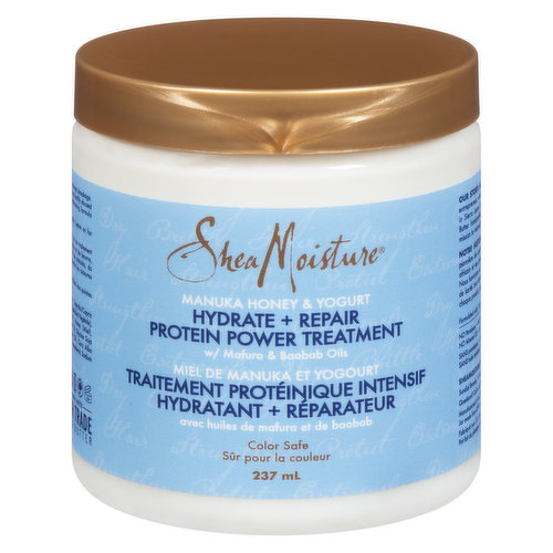 Shea Moisture - Hydrate + Repair Protein Power Treatment, Honey & Yogurt