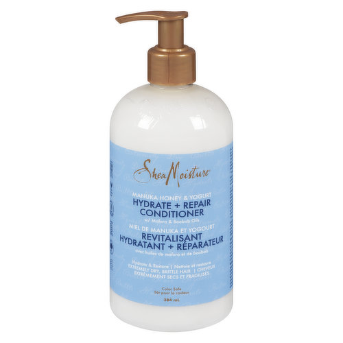 Shea Moisture - Hydrate + Repair Conditioner, Manuka Honey & Yogurt