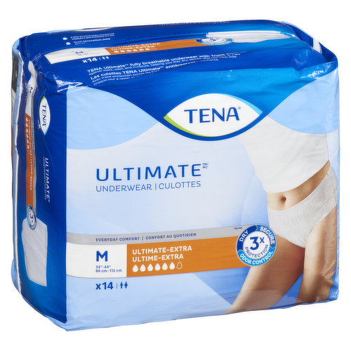 Tena - Unisex Protective Underwear - Ultimate-ExtraMed - Urban Fare