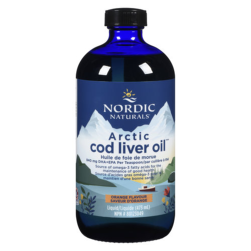 Nordic Naturals - Cod Liver Oil Orange