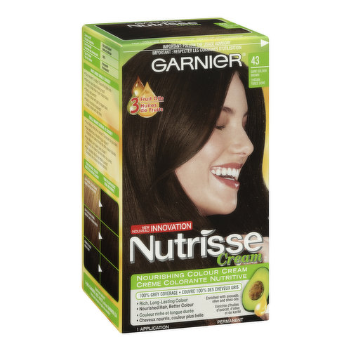 Garnier - Nutrisse Cream - Dark Golden Brown