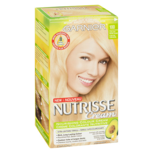 Garnier - Nutrisse Cream 100 Extra Light Natural Blonde