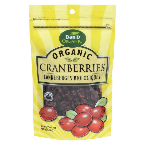 Dan-D Pak - Organic Dried Cranberries