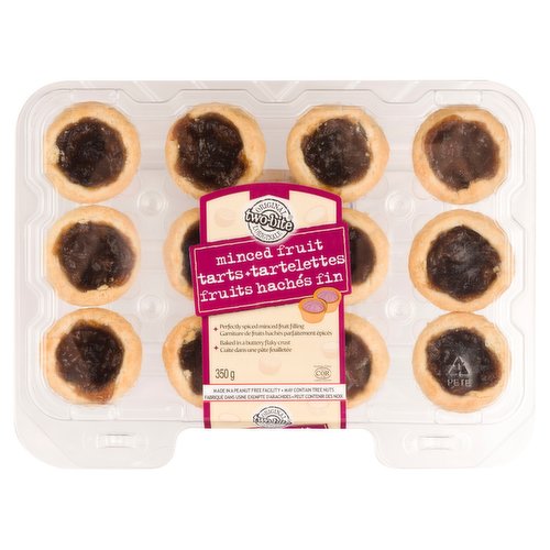 Two Bite - Minced Fruit Tarts - 12 Pack