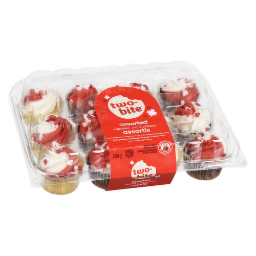 Two Bite - Assorted Cupcakes - Canada Day