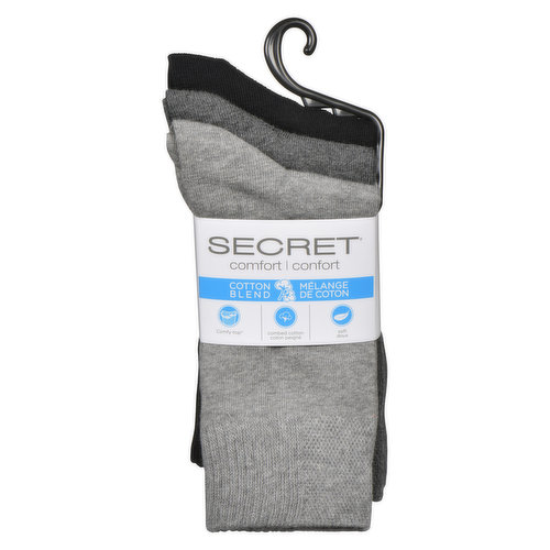 Secret - Cotton Comfort Socks 6-10
