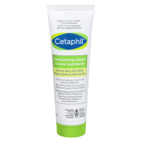 Non Comedogenic, Fragrance Free. Dry to Very Dry Skin. Dermatologist Recommended.