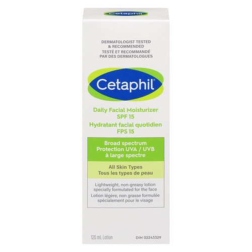 Cetaphil - Daily Facial Moisturizer Sensitive Skin SPF 15