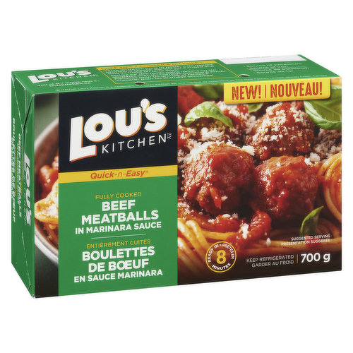 Lou's - Meatballs In Marinara Sauce