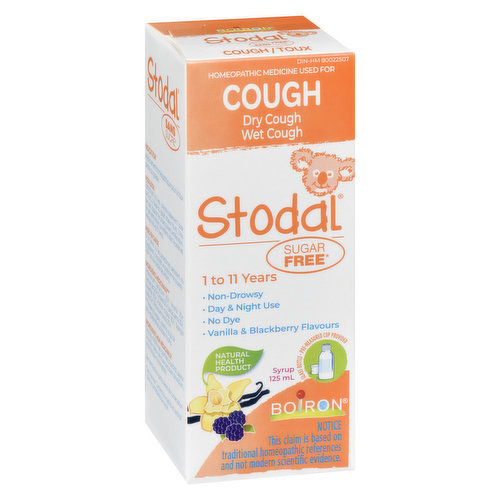 Boiron - Stodal Children's Cough Syrup Sugar Free