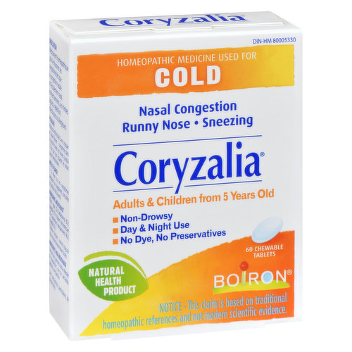 Boiron - Children's Coryzalia for Colds