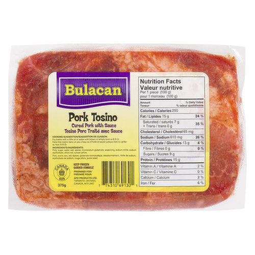 Bulacan - Pork Tosino