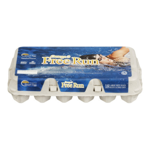 Nature's Farm - Eggs Omega 3 Free Run Large