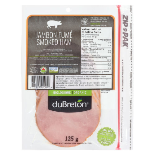 duBreton - Ham Sliced Smoked