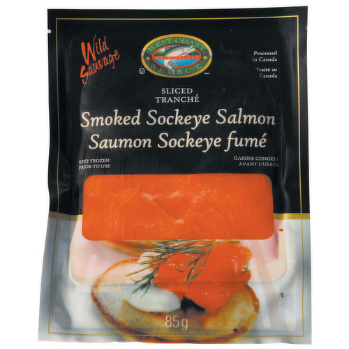West Coast - Sockeye Salmon Lox Cold Smoked