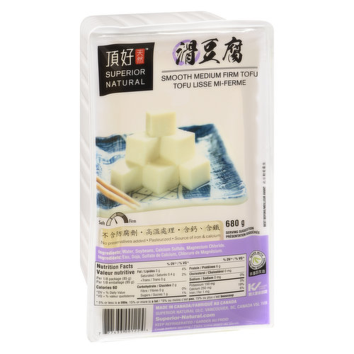 Superior Tofu - Smooth Medium Firm Tofu