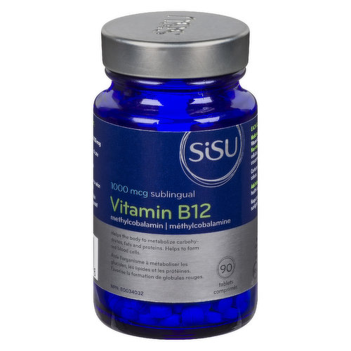Sisu - Vitamin B12 Methylcobalamin 1000mcg