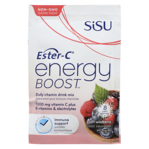 Sisu - Ester-C Energy Boost Wildberry