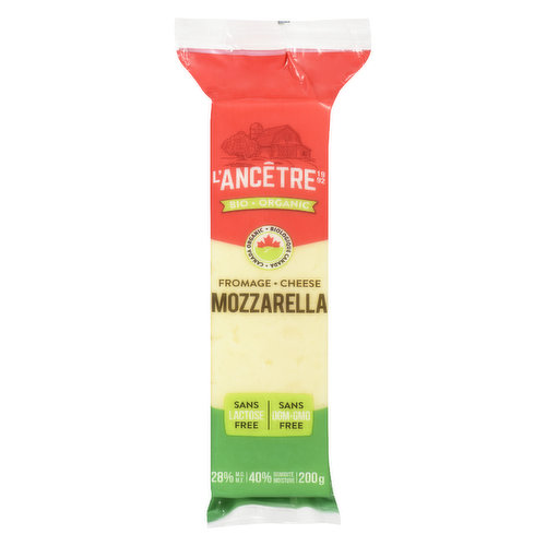 L'Ancetre - Mozzarella Cheese 28% Organic